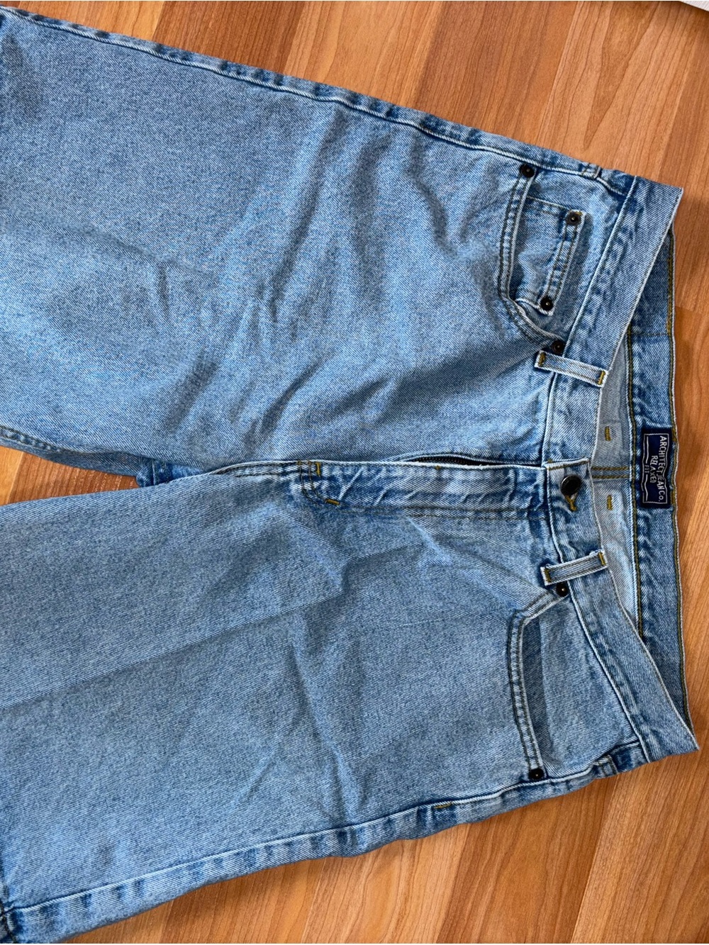 Architect Light Blue Denim Jean Shorts